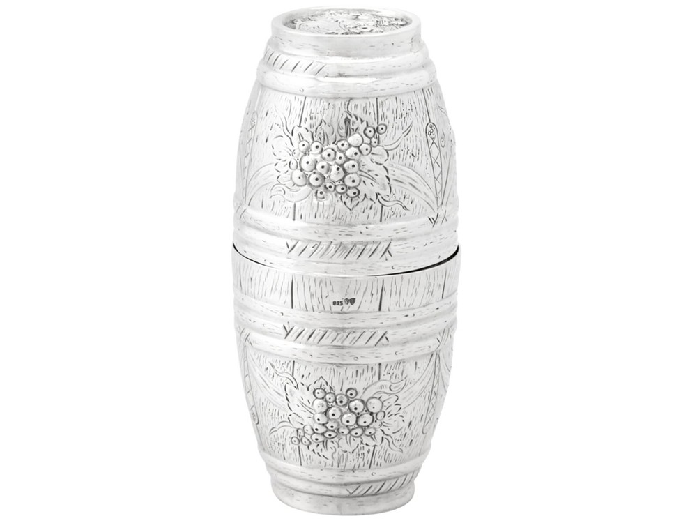 German Silver Beakers - Antique Circa 1900 218g