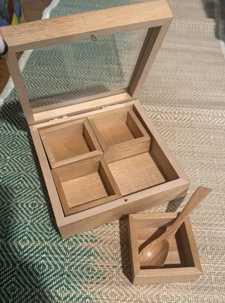 Wooden Spice Box