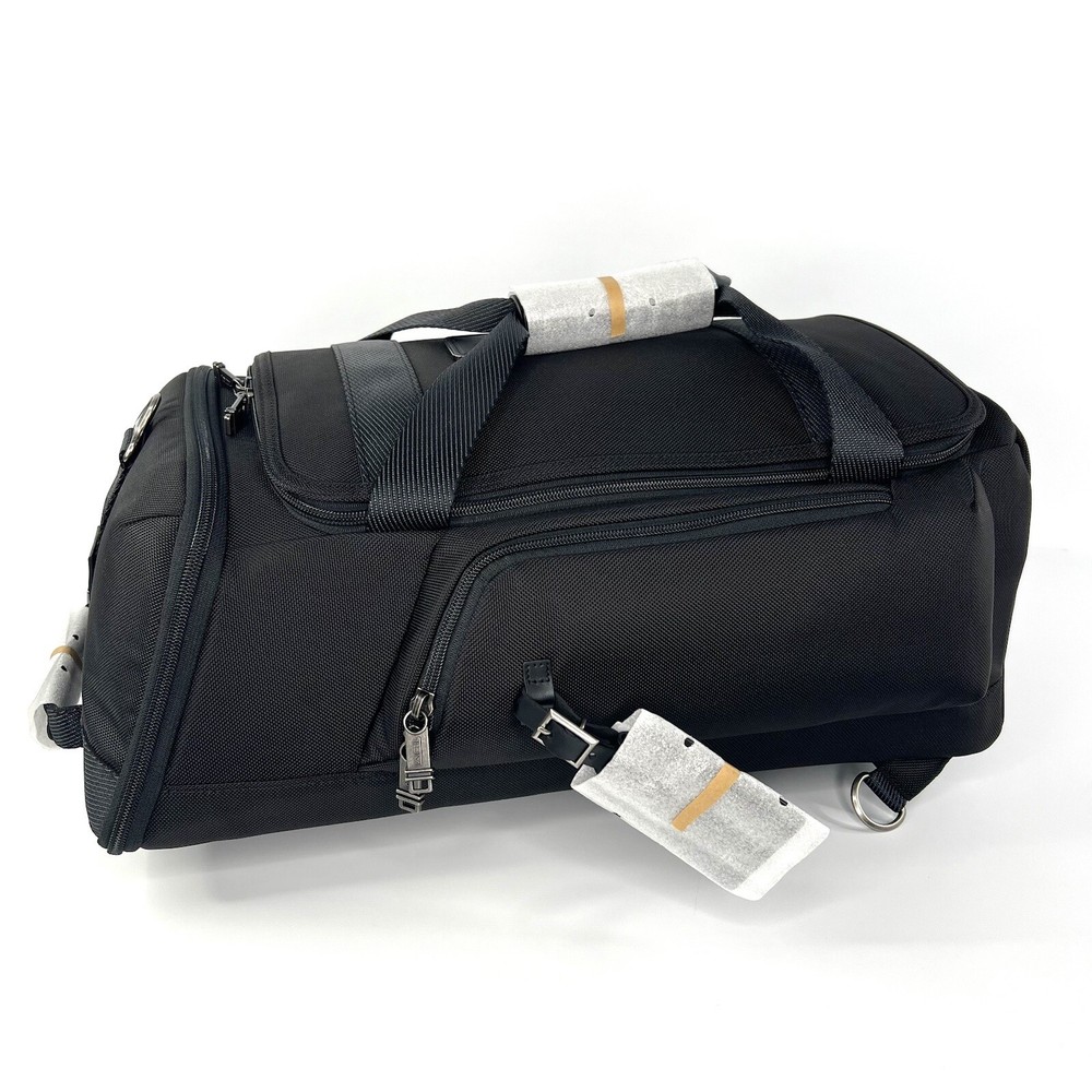 TUMI Fremont Evanston Hedrick Hybrid Backpack Duffel Bag Solid Black