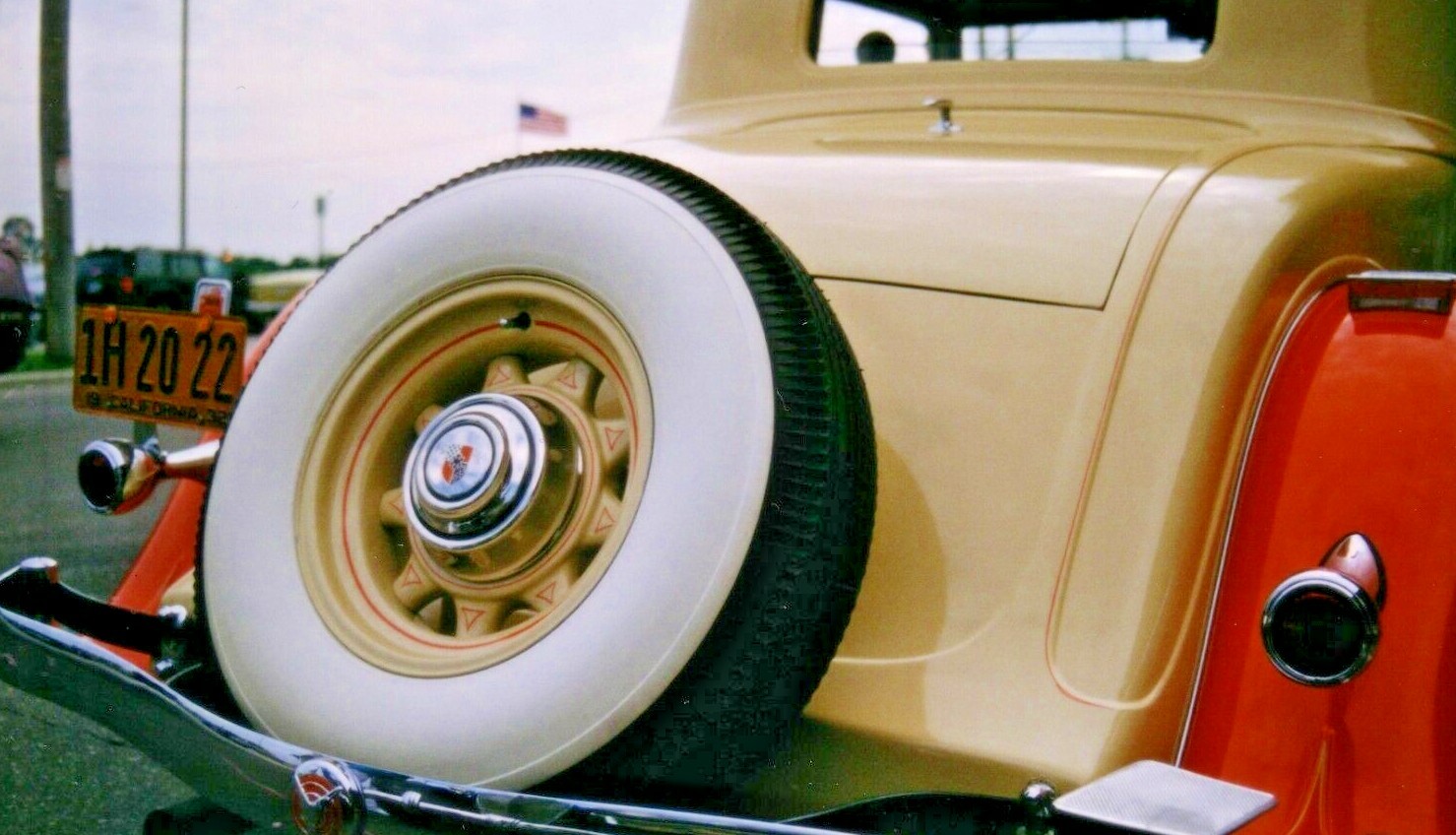 For 15 Inch Rims 3'' Wide Whitewall Topper Tire Trim Insert Firestone Style 4Pcs