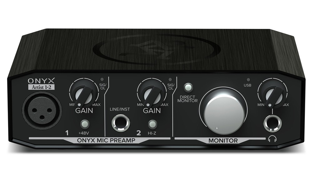 Mackie Onyx Artist 1.2 2x2 USB Audio Recording Studio Interface