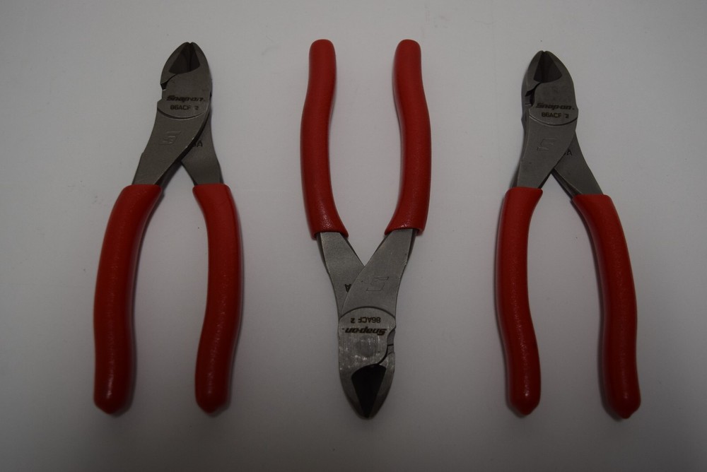Snap-On 86ACF 6" Vector Edge Diagonal Cutter (Red and Orange)
