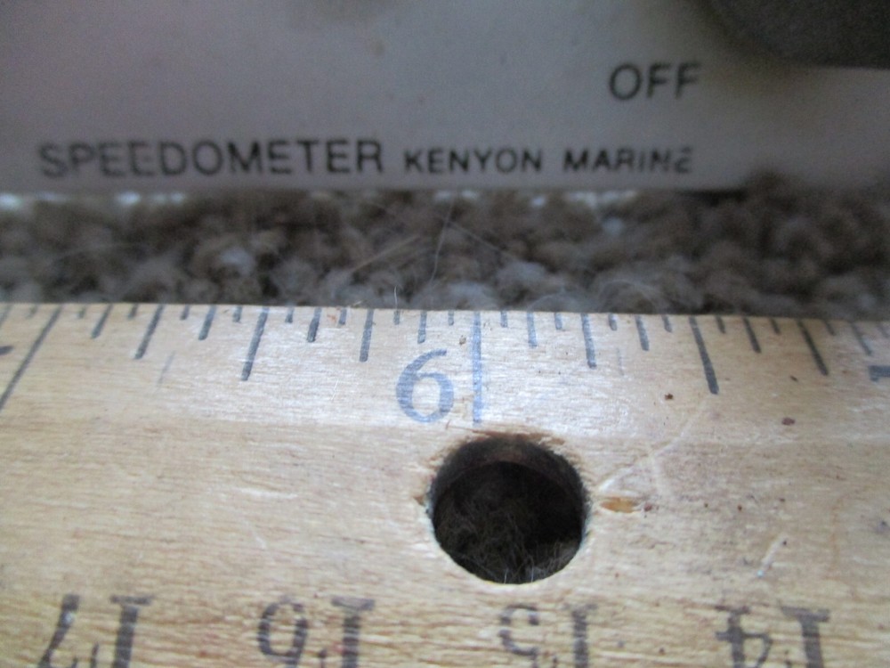 Sail Boat Kenyon marine Speedometer control switch knobs