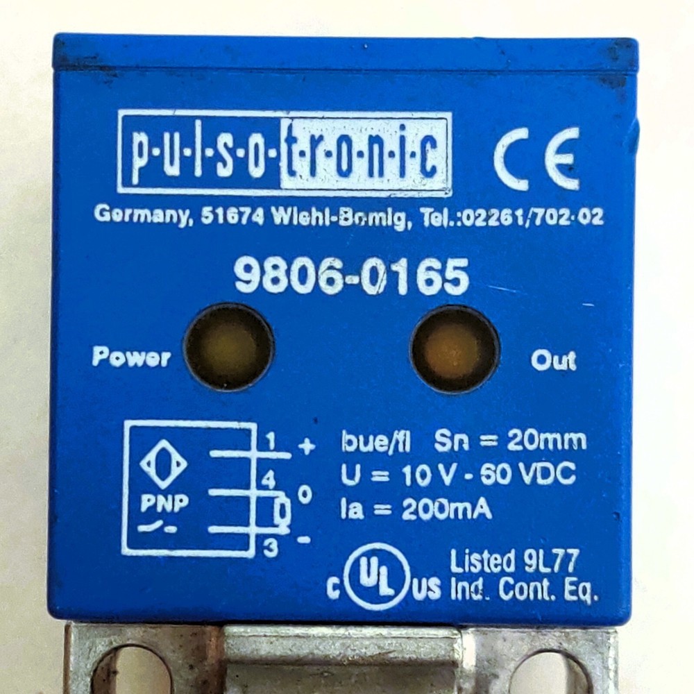 PULSOTRONIC 9806-0165 PROXIMITY SWITCH