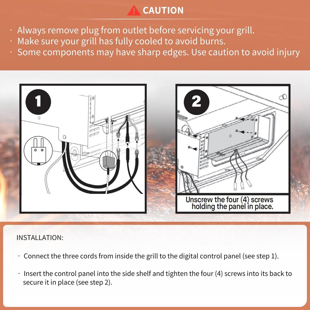 9904200043 Controller Compatible with Masterbuilt Gravity 800