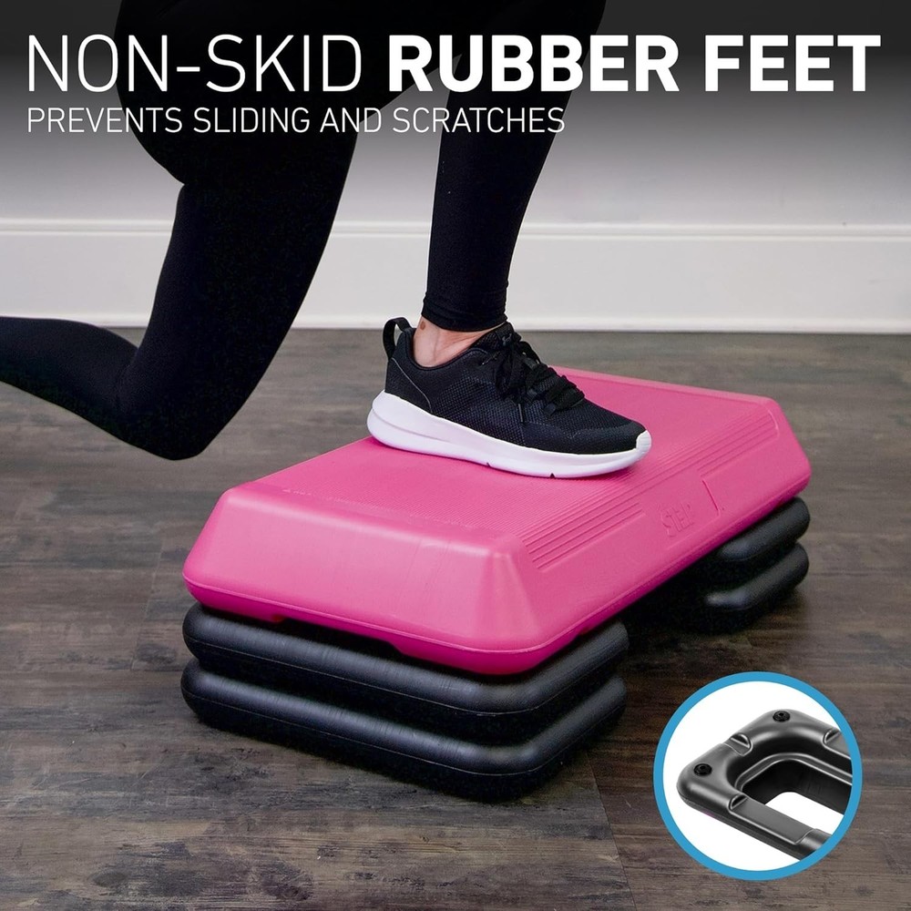 The Step Original Aerobic Platform – Circuit Size (2 Risers)