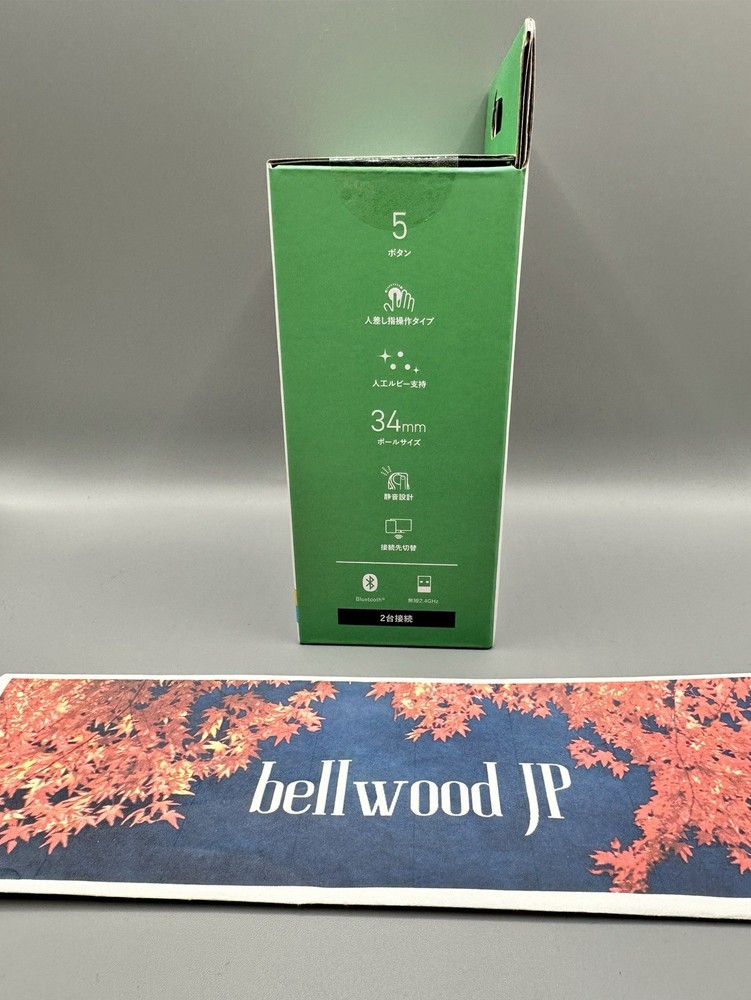 ELECOM bitra Trackball Mouse Quiet Index Finger Operation Bluetooth Wireless