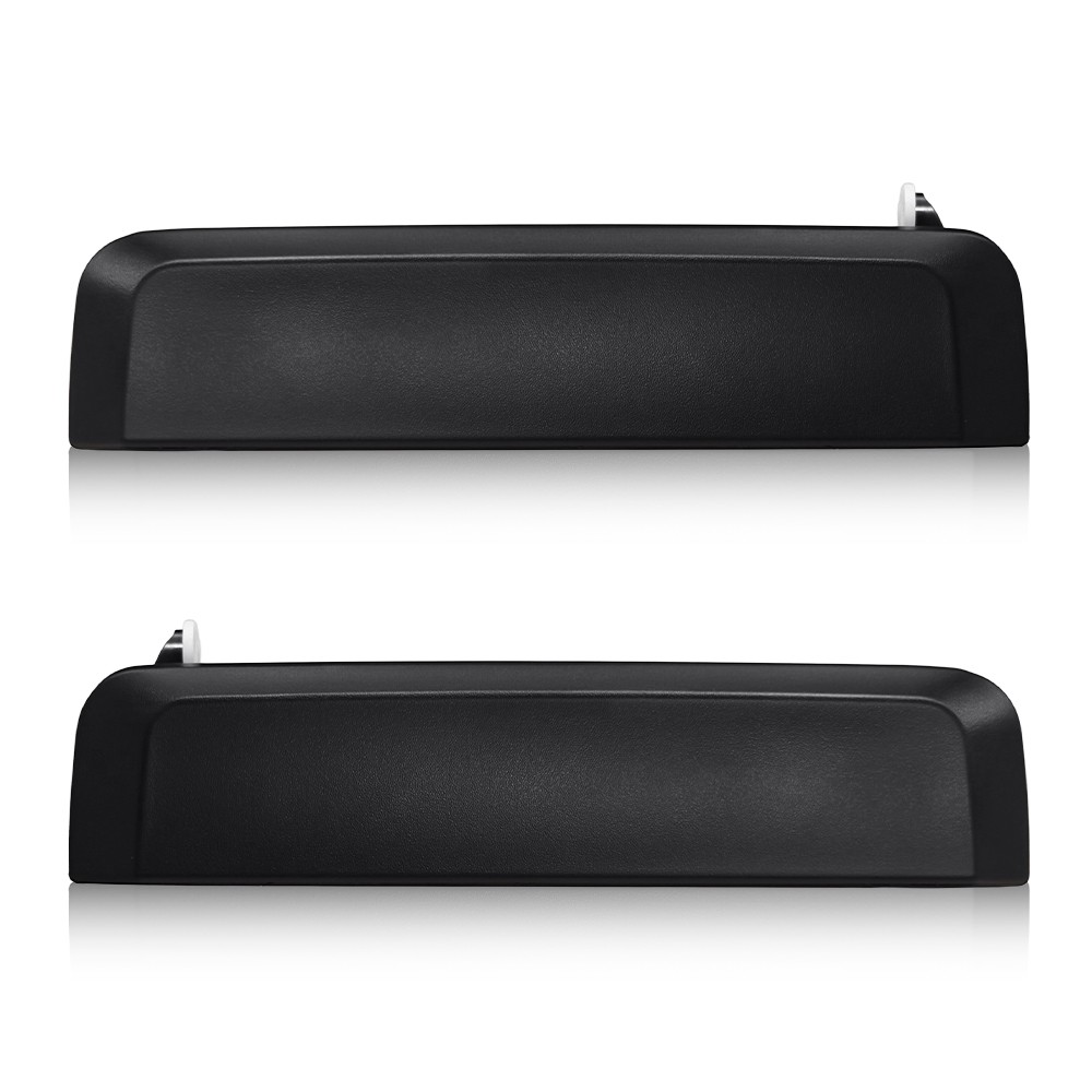 For Nissan 1986-1994 D21 Driver&Passenger Side Front Door Handle Outer Black 2X