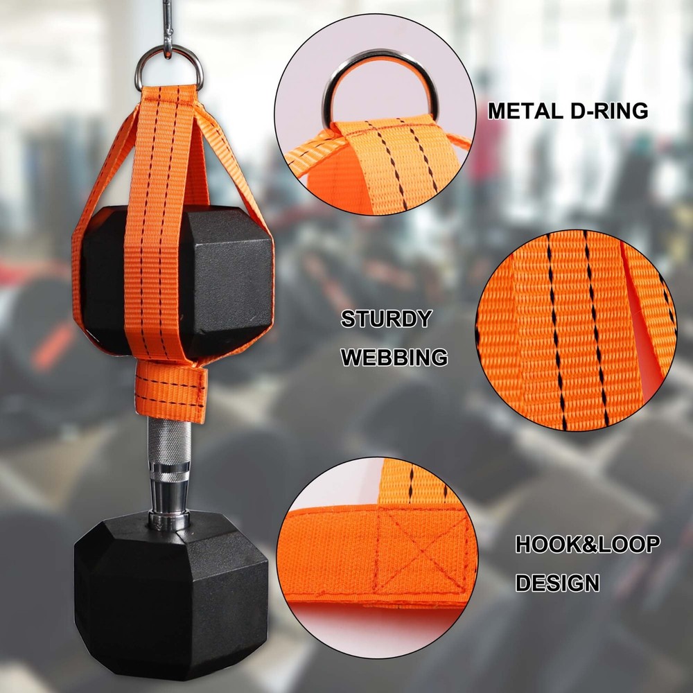 Dumbbell Loading Strap for Dip Belt Weight Plate Loading Strap Heavy Belt Duty