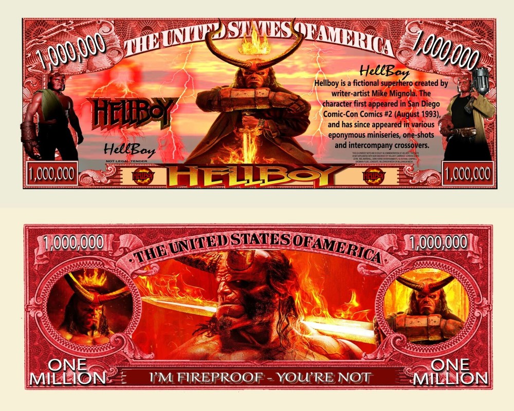 OUR HELLBOY DOLLAR BILL (25 Bills)