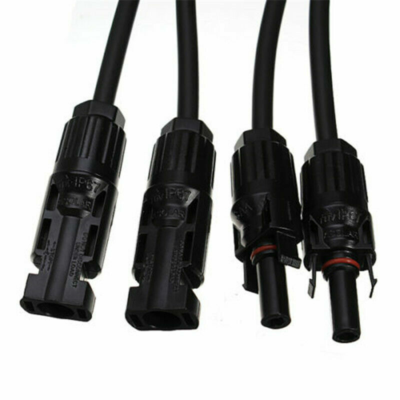 Solar Panel Y Branch Cable Connection Waterproof Adapter Connector Extension US