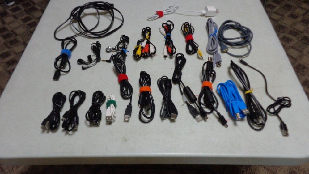 22 Different Cords for Different Items Games etc.