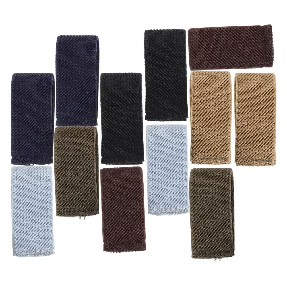 12 Pcs Belt Loop Retainer Elastic Keepers Backpack Straps Holder