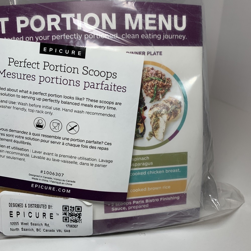 Epicure Perfect Portion Scoops, NEW