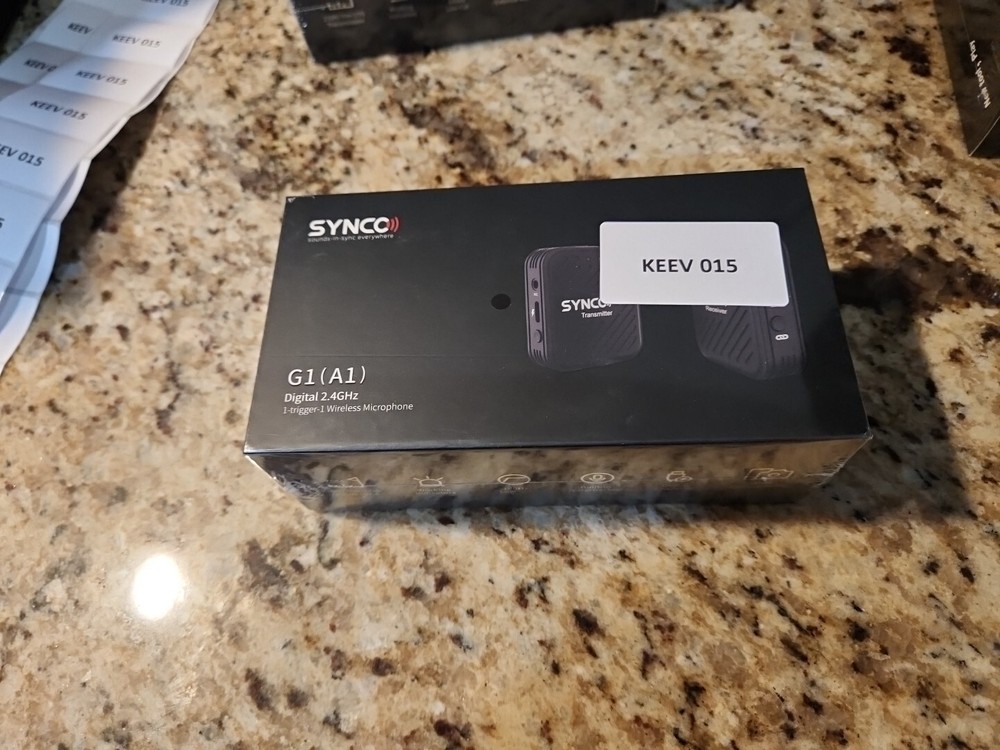 SYNCO G1(A1) Wireless Microphone System with Transmitter Receiver Kit For Camera