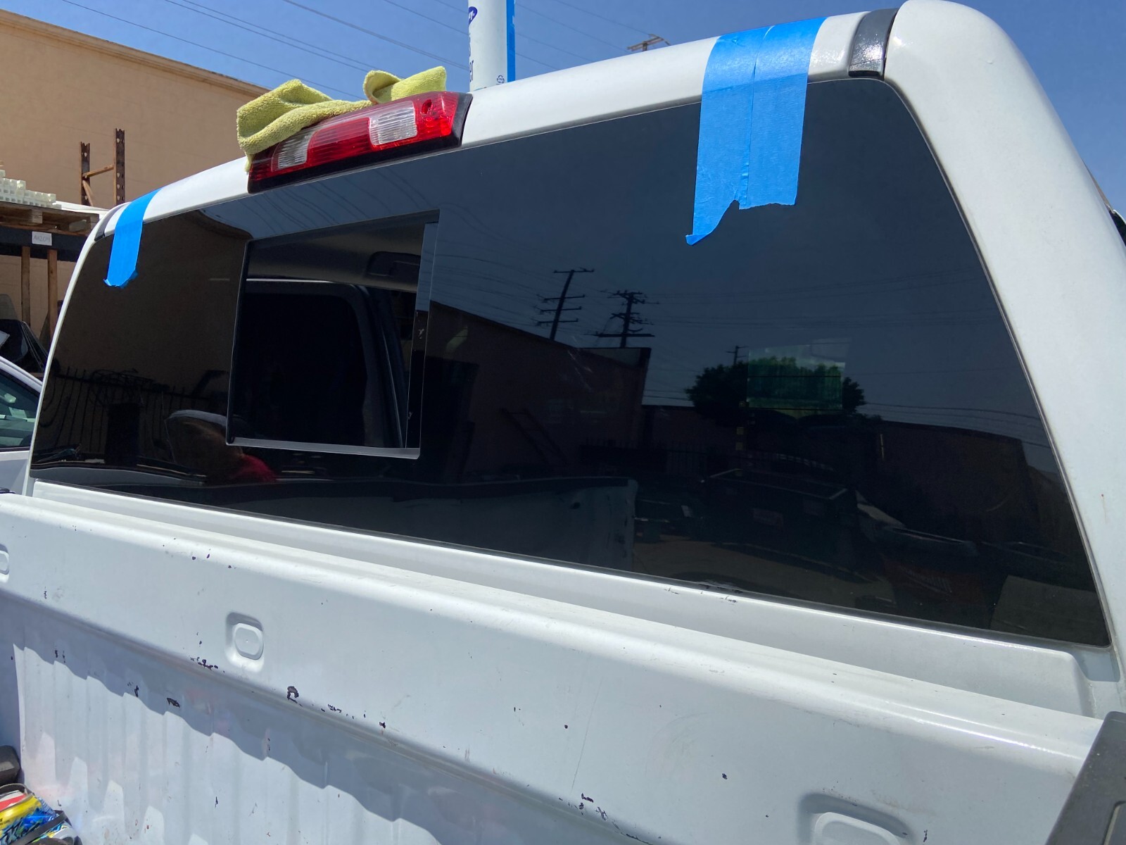 Fit 2014-2018 Chevy Silverado 1500 Back Glass Manual Sliding Window NonHeat