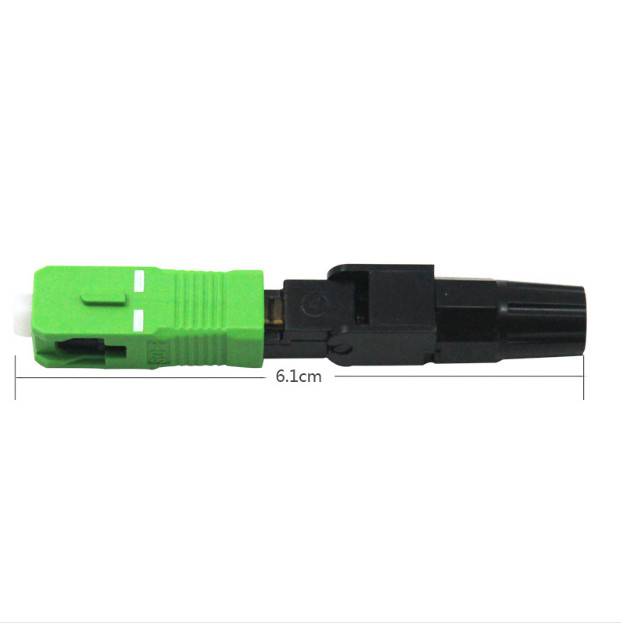 5pcs SC/APC Fiber Optic Quick Connector Embedded Single Mode Component