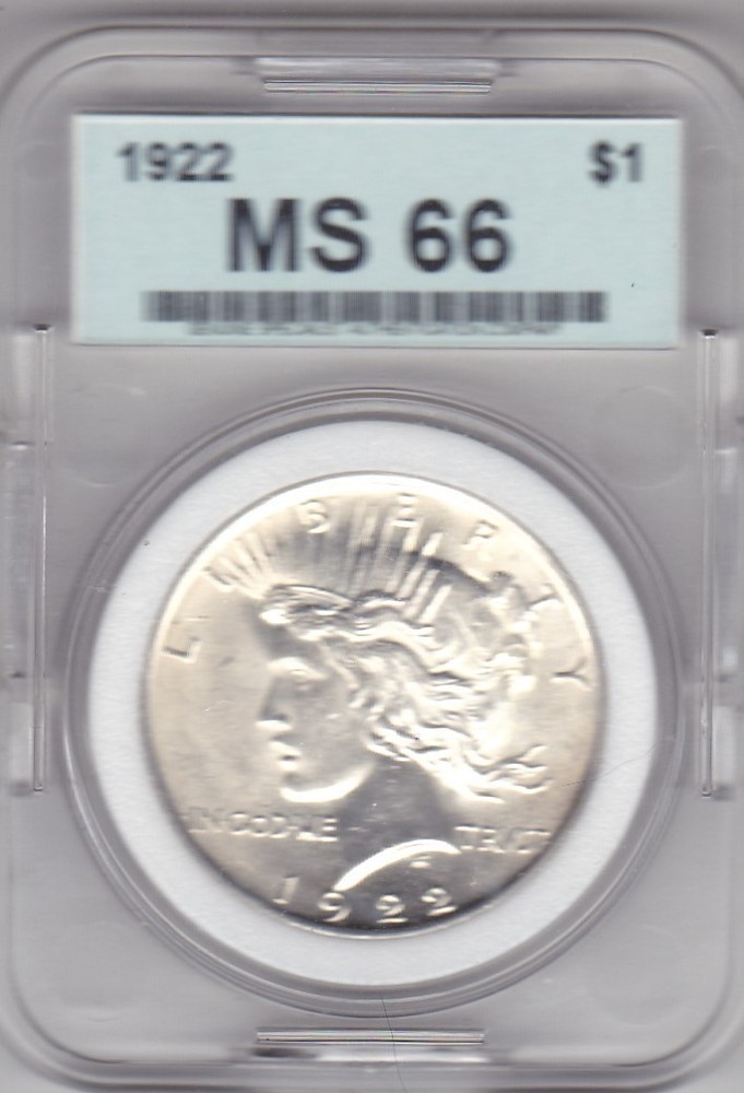 1922 Peace Dollar $1