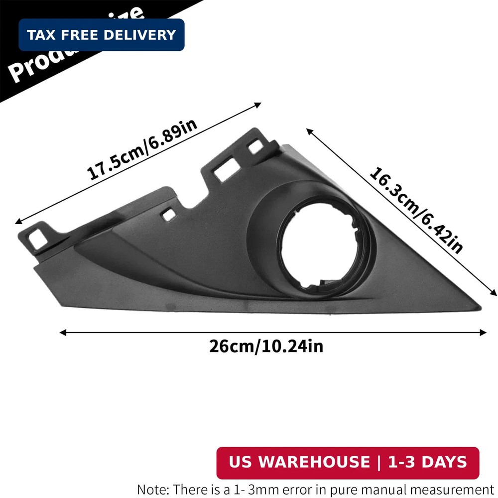 1 Pair Tweeter Triangle Cover Panel Trim Frames, Replacement for Honda Civic 201
