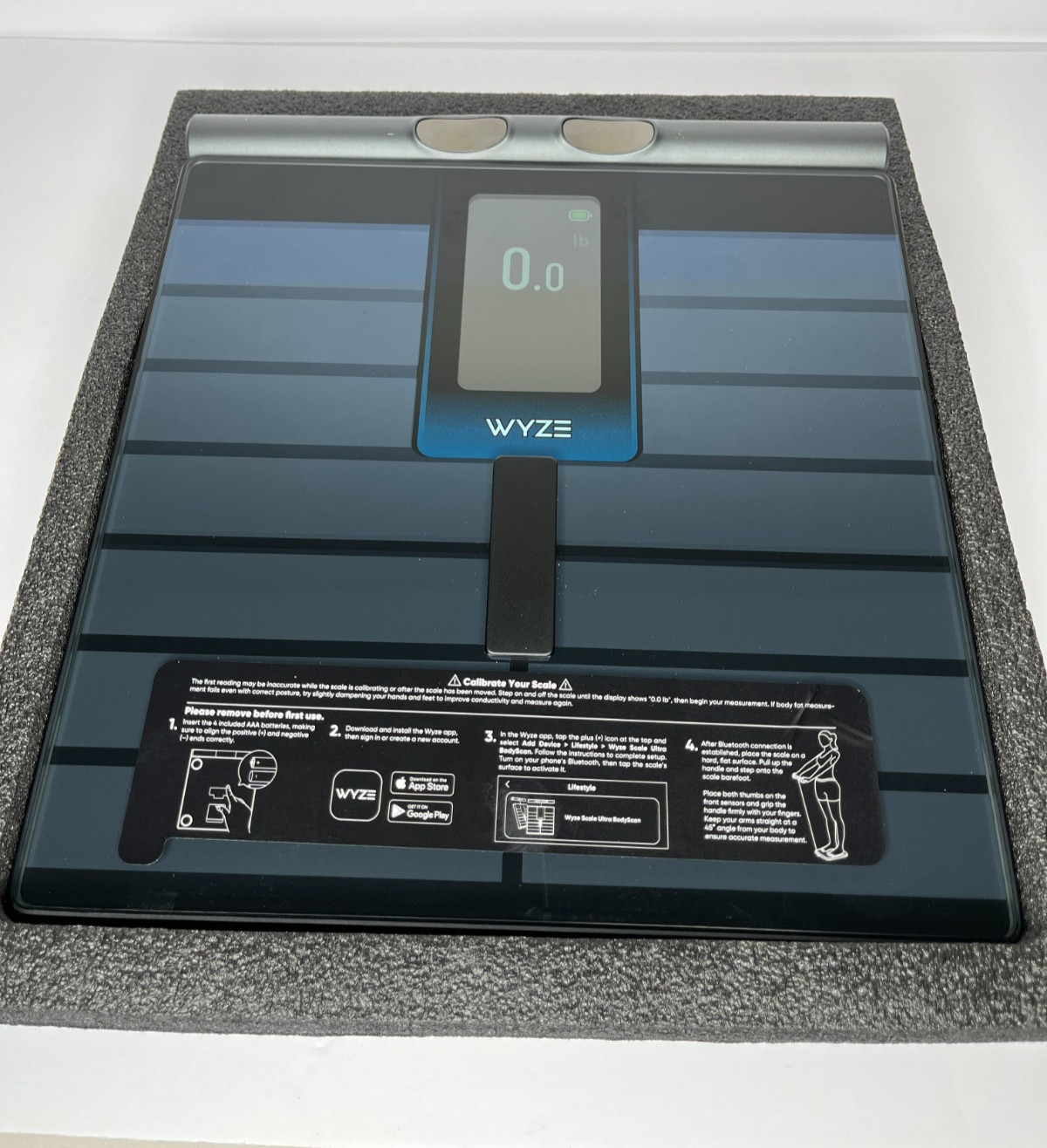 Wyze Scale Ultra BodyScan Smart Scale with Handle – Wi-Fi & Bluetooth Body