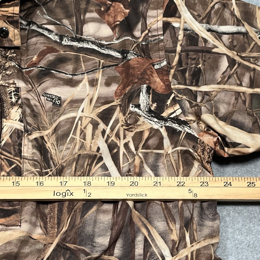 Herters Camo Jacket Full Zip Button Lined Advantage Max 4 Hunting