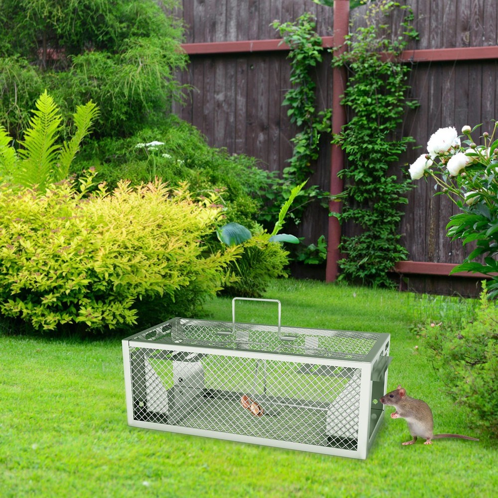 2Pcs Humane Live Mouse Traps Automatic Continuous Catching Rat Trap for House