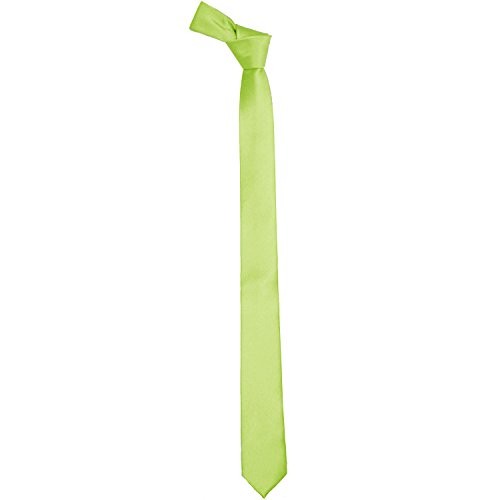 K. Alexander Skinny Ties - Multiple Solid Colors - Classic 2" width Pear Green