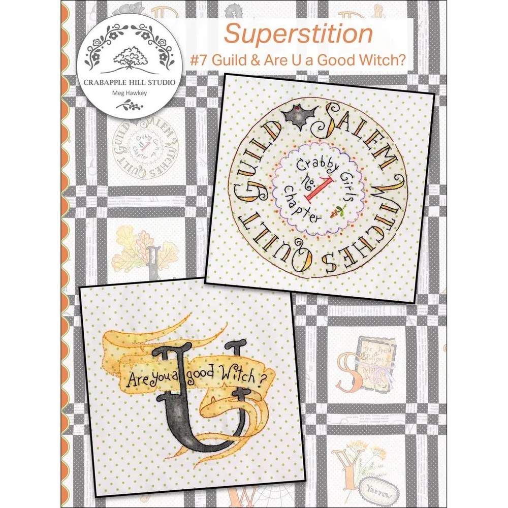 Crabapple Hill Pattern SUPERSTITION 6 PATTERNS (1,2,7,9,10 & 11) Pre-owned OOP