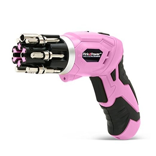 3.6 Volt Rechargeable Cordless Electric Screwdriver Set with Bubble Level