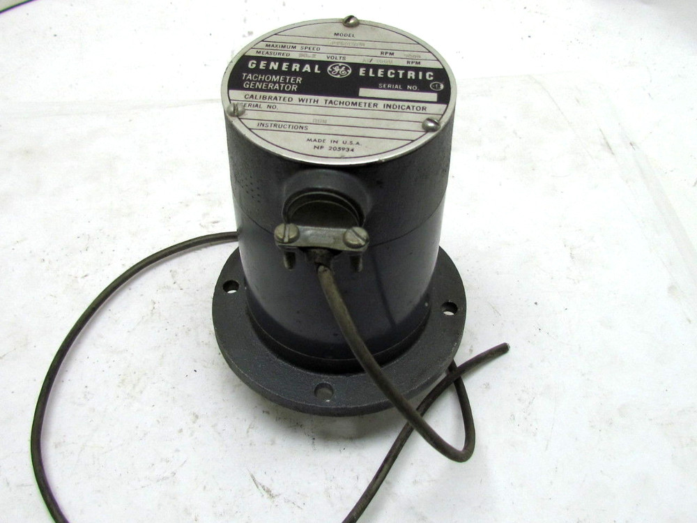 General Electric 5PY59EY2B Tachometer Generator Encoder 30.2V 5000 RPM
