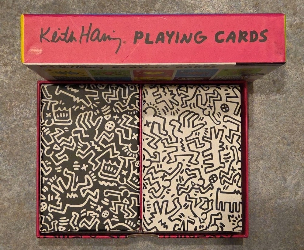 Keith Haring Artistic Designer Playing Card Set 2 Decks