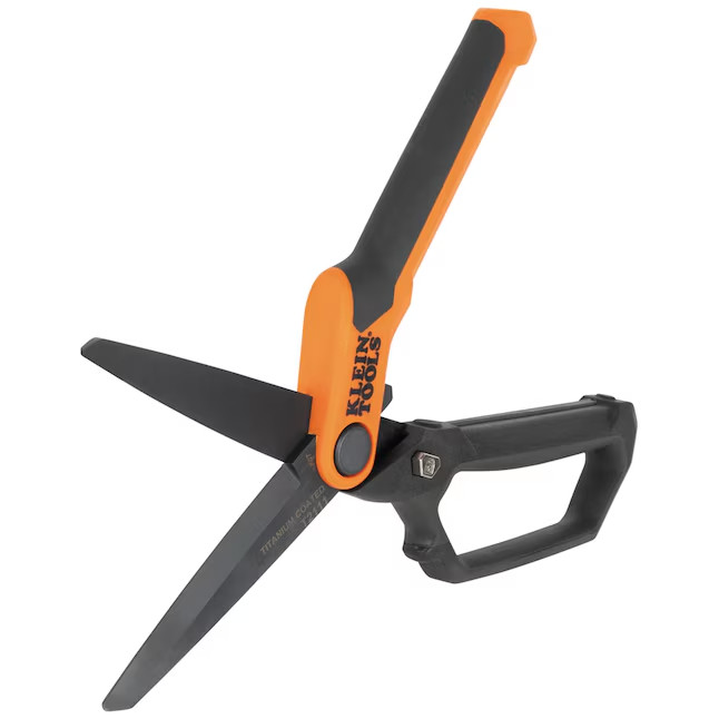 Klein Tools 10-In Titanium-Coated High-Leverage Professional Shears Heavy-Duty