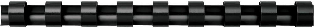 Durable 1/2" Plastic Binding Combs in Black - 100 Pack for Efficient Binding