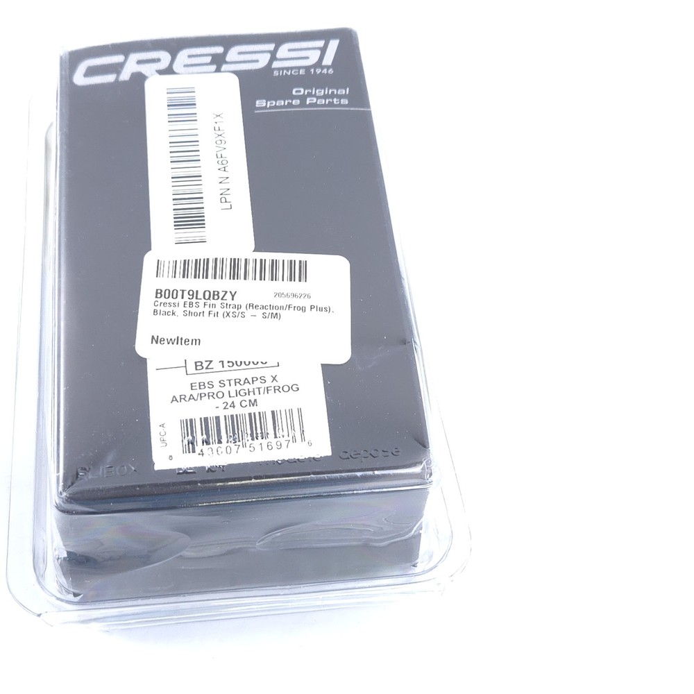 Cressi EBS Elastic Bungee System Fin Strap - Extended Fit