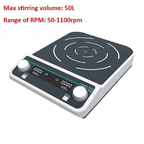 Large Capacity Magnetic Stirrer with Max Stirrin 50L Timing and Locking Function