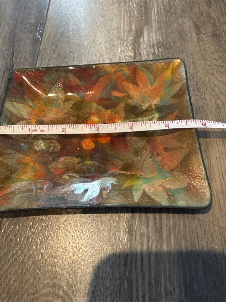 MCM Enamel On Copper Plate Multicolor / Great Design #8