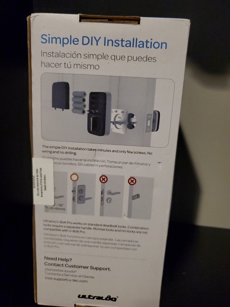 Ultraloq U-Bolt Pro-UB01 Smart Deadbolt*