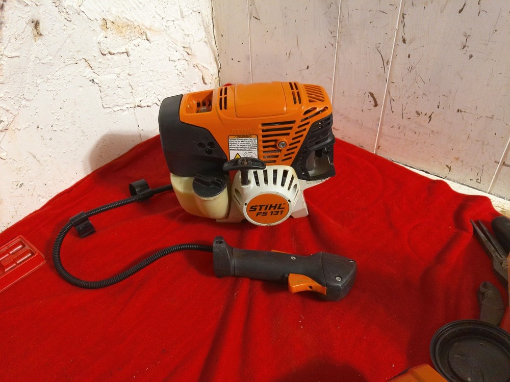STIHL FS131 String Trimmer Engine Powerhead Throttle -36cc Unit Runs Strong