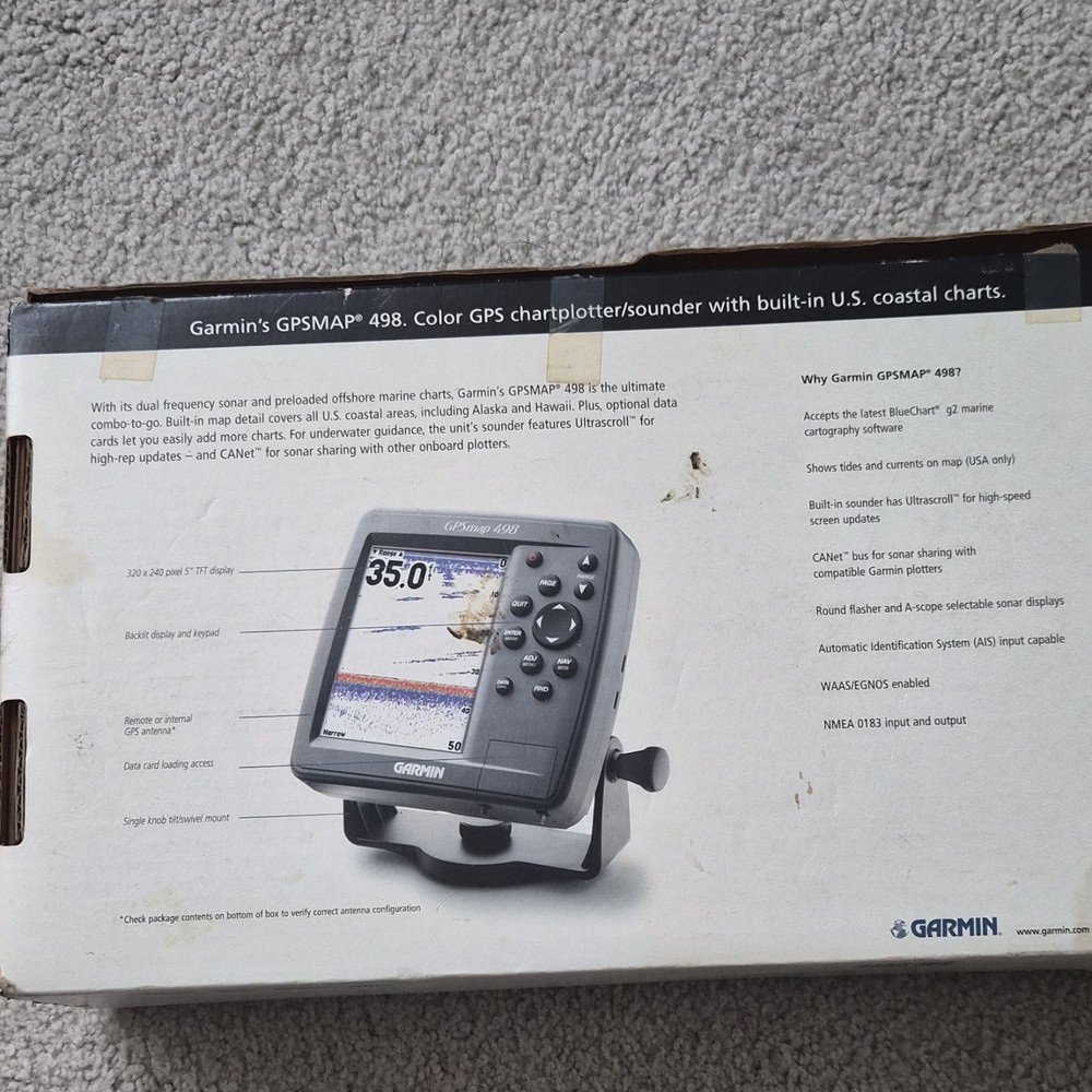 Garmin color GPS chartplotter/sounder