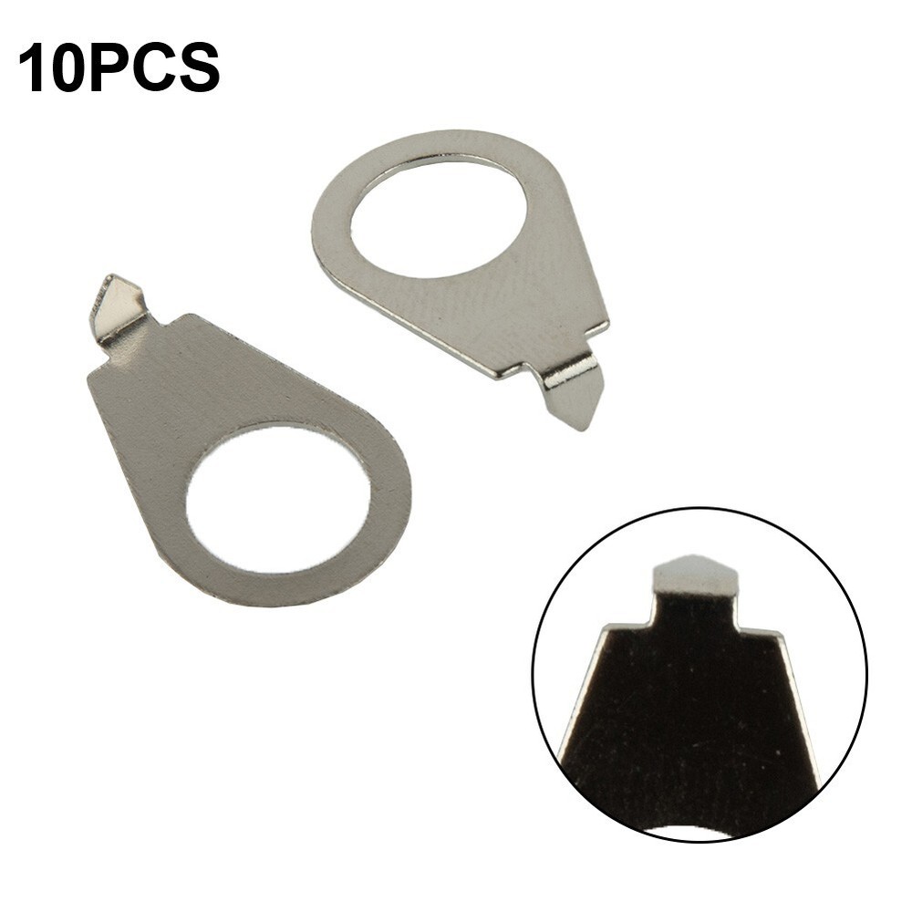 10Pcs Guitar Knobs Pointer Plate Indicator Washers for Gibson LP Electric Guitar