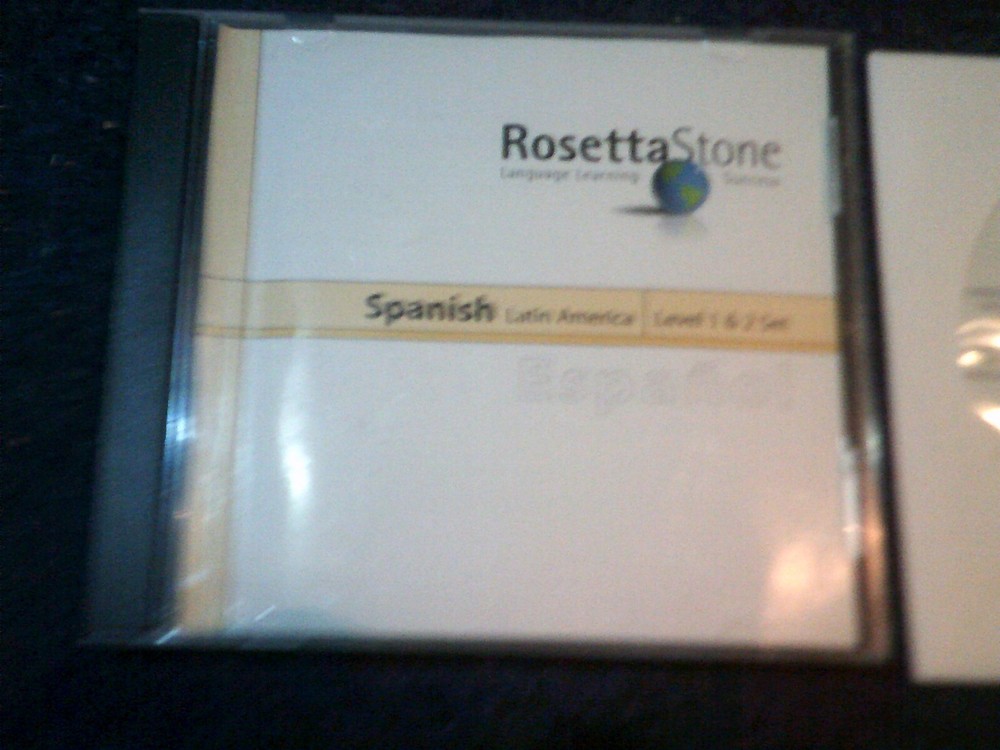 Rosette Stone Spanish Level 1 & 2, 2004 Personal Edition CD-ROM for Windows & M