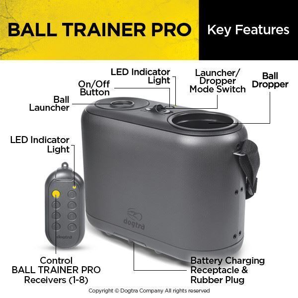 Dogtra Ball Trainer PRO Rechargeable 100-Yard Dual-Function Launcher / Dropper