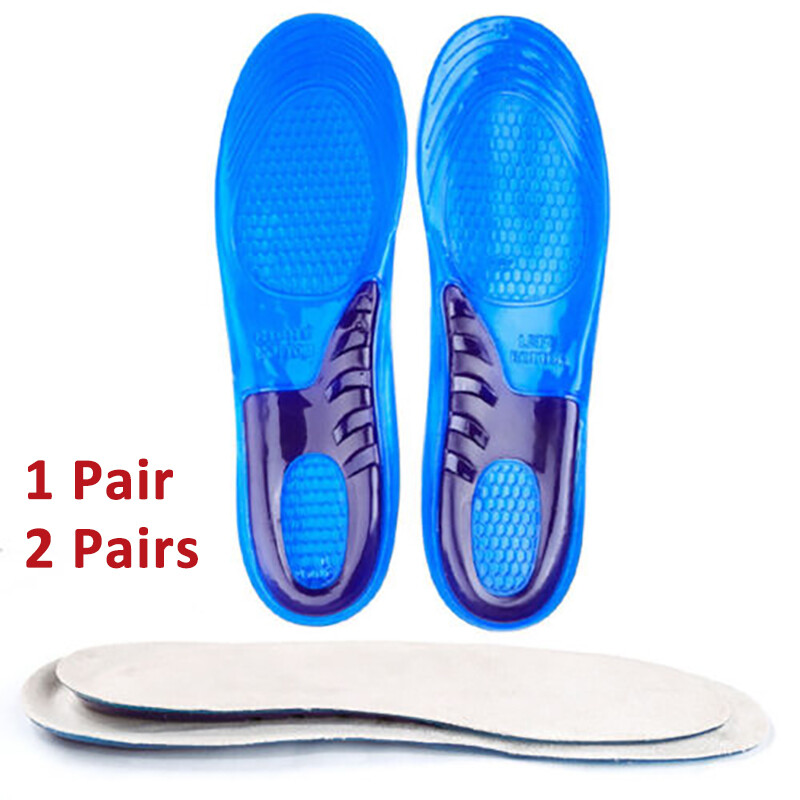 Silicone Gel Insoles Shock Insoles orthopedic Massaging Shoe Inserts Men Women