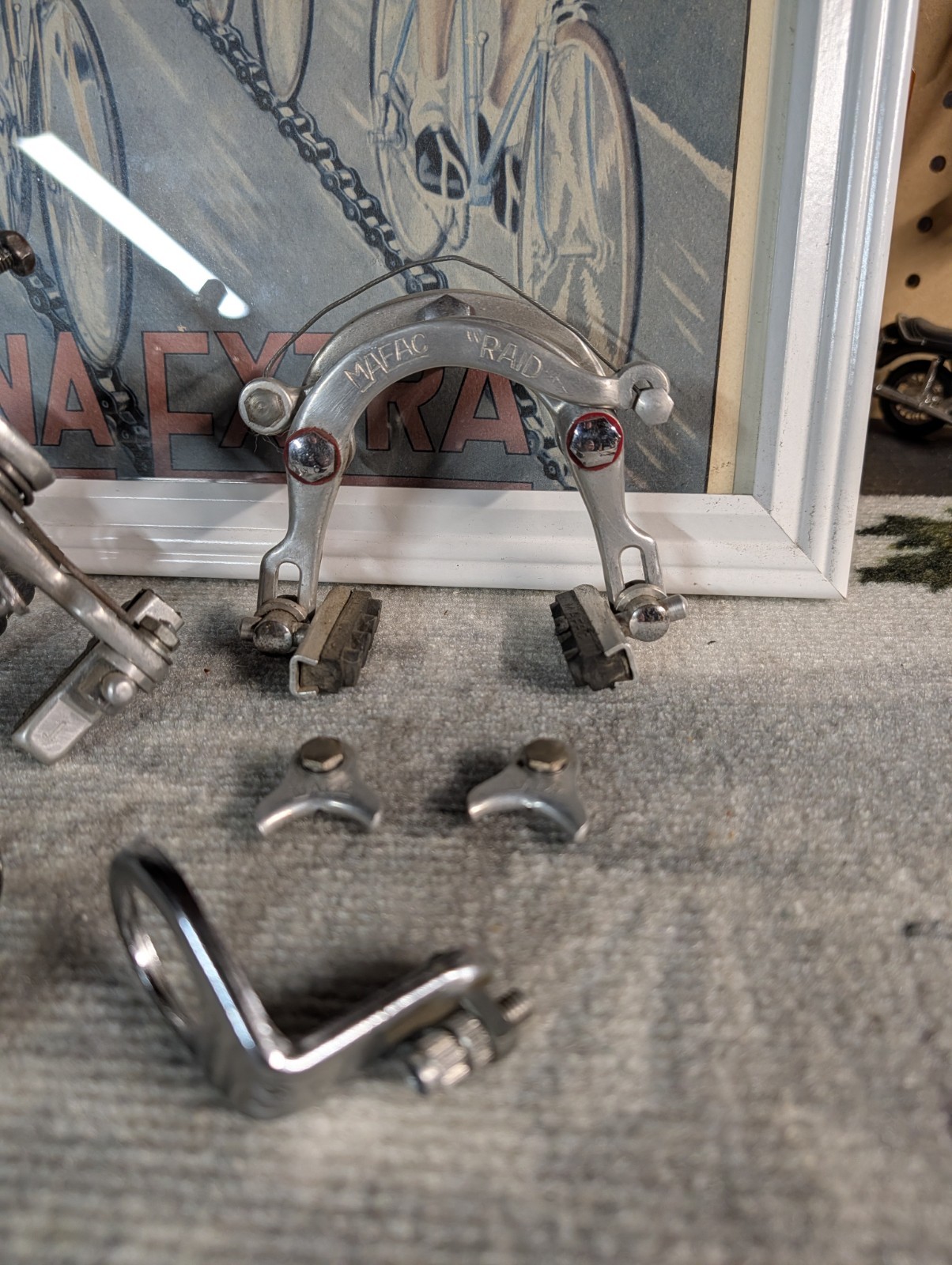 Mafac Raid Brake Calipers TA Front Rack And Hangers