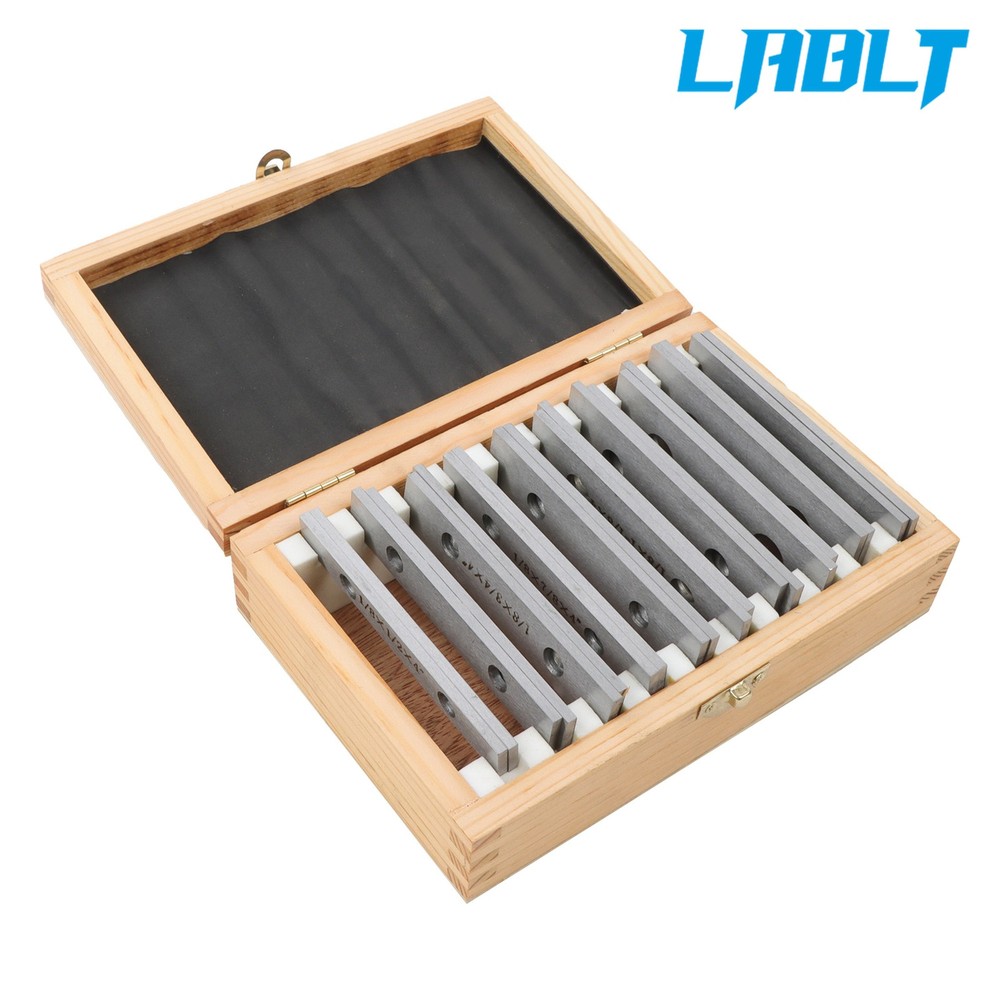 LABLT 1 Matched Pair 1-2-3 Blocks 23 Hole & 20Pcs 1/8×4" Precision Parallel Set