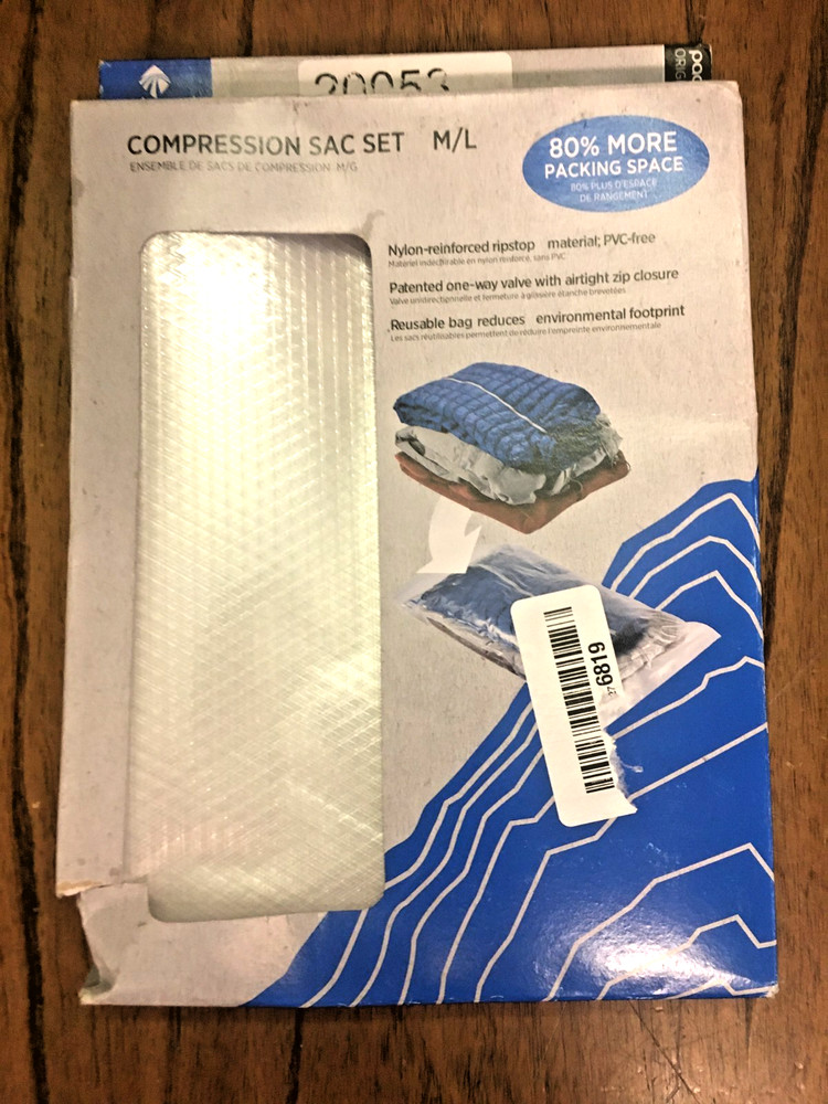 NEW Eagle Creek Pack-It Medium & Large Compression Sac Set- Water Resistant