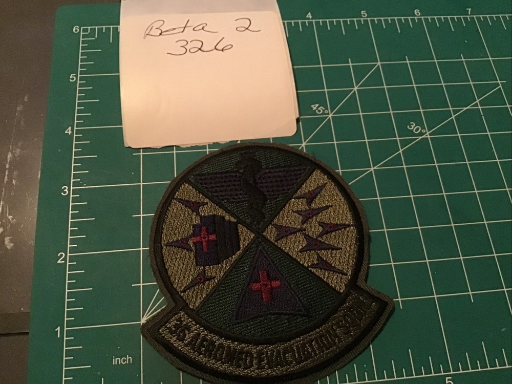 36th Aeromedical Evacuation Squadron patch US Air Force USAF Subdued