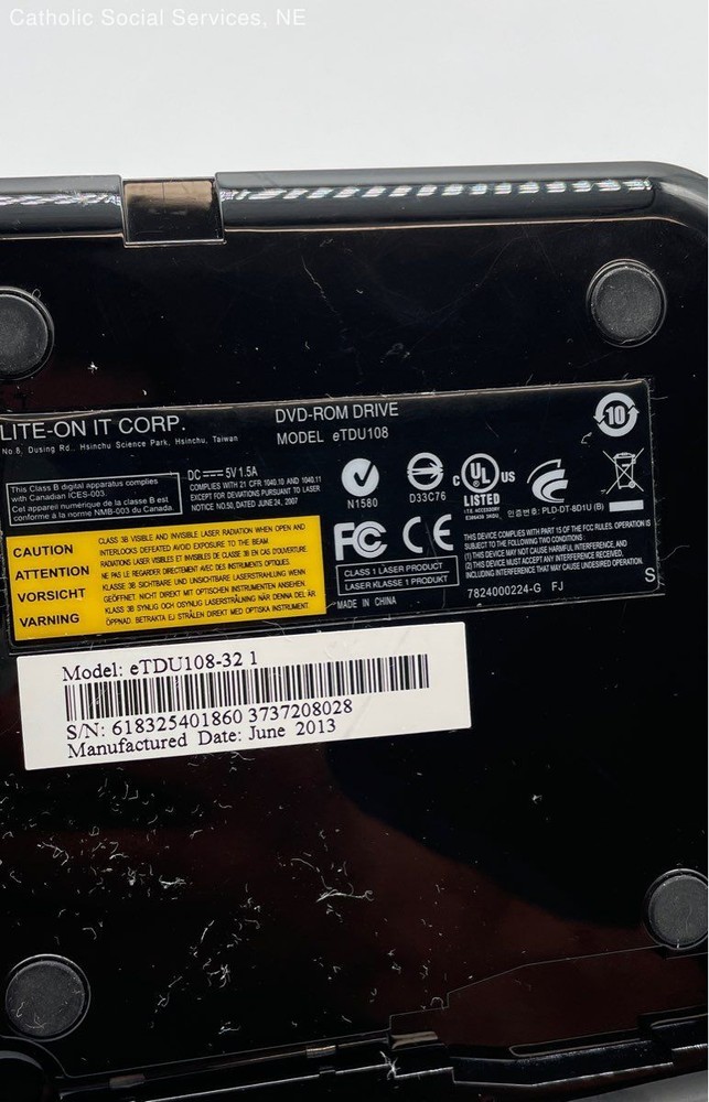 LiteON Portable DVD-rom Drive Model eTDU108