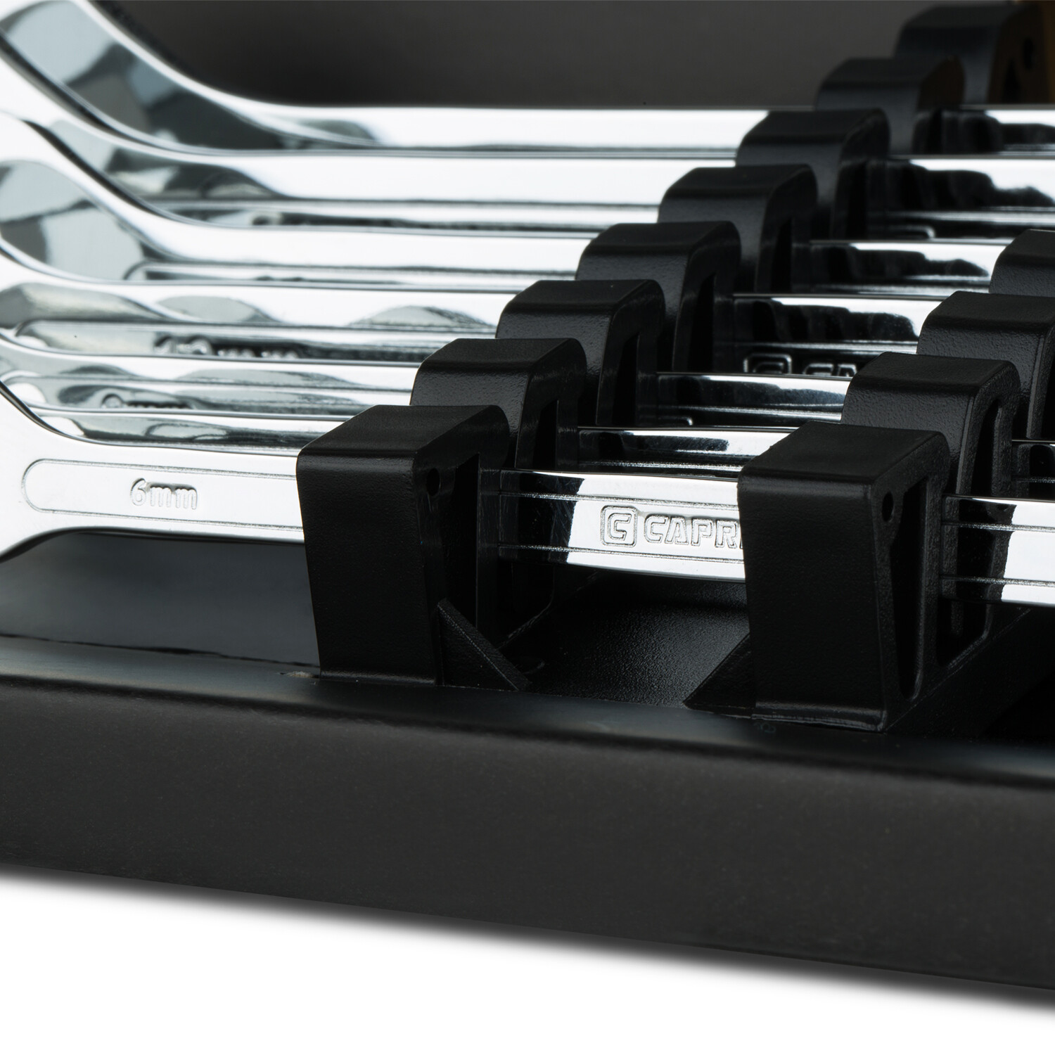 Capri Tools Super-Thin Open End Wrench Set, Metric, 6 to 19 mm, 7-Piece