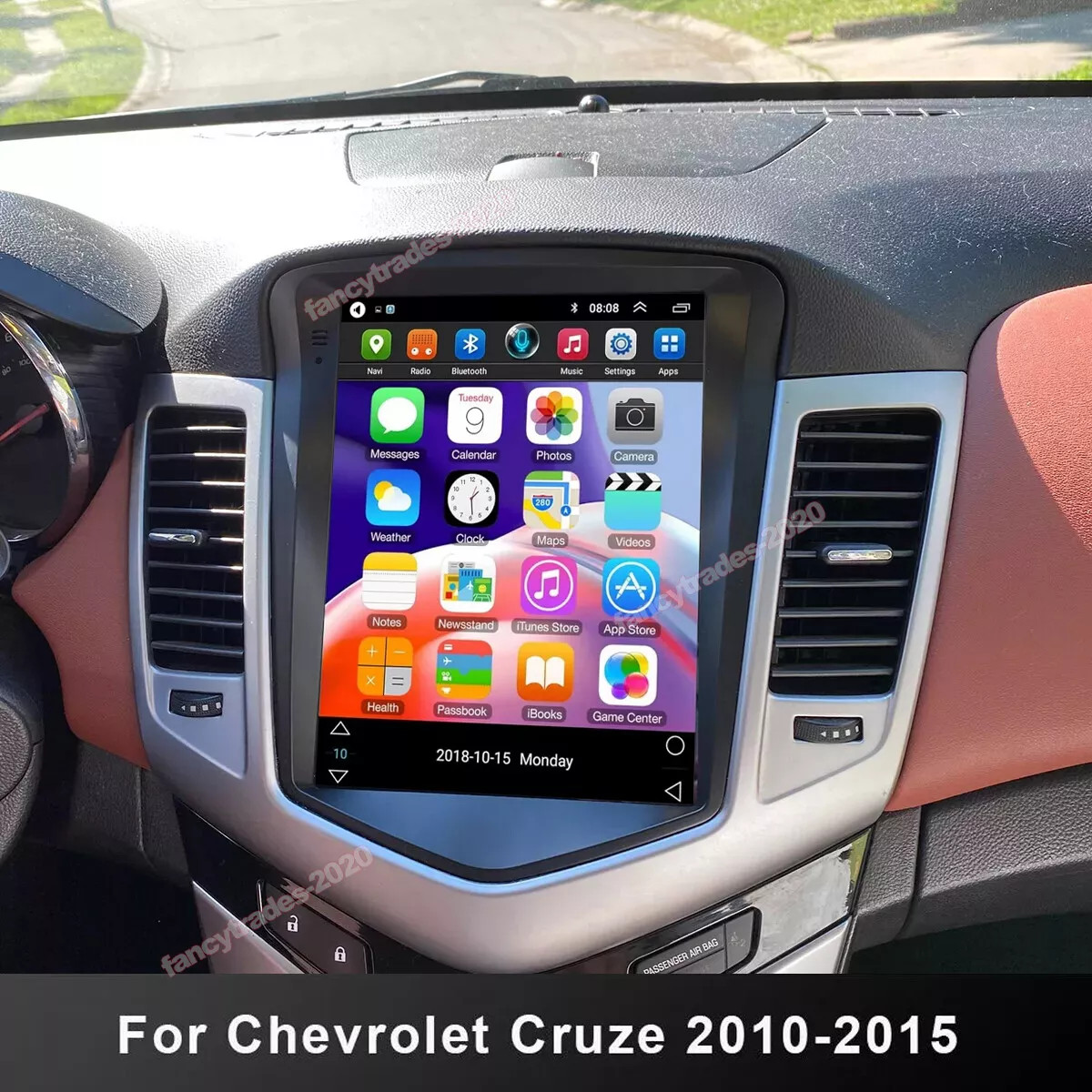 Android 13.0 For 2009-2015 Chevy Cruze GPS Navi Car Radio Stereo WiFi Player CAM